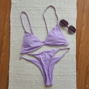 Skimpy Purple Bikini